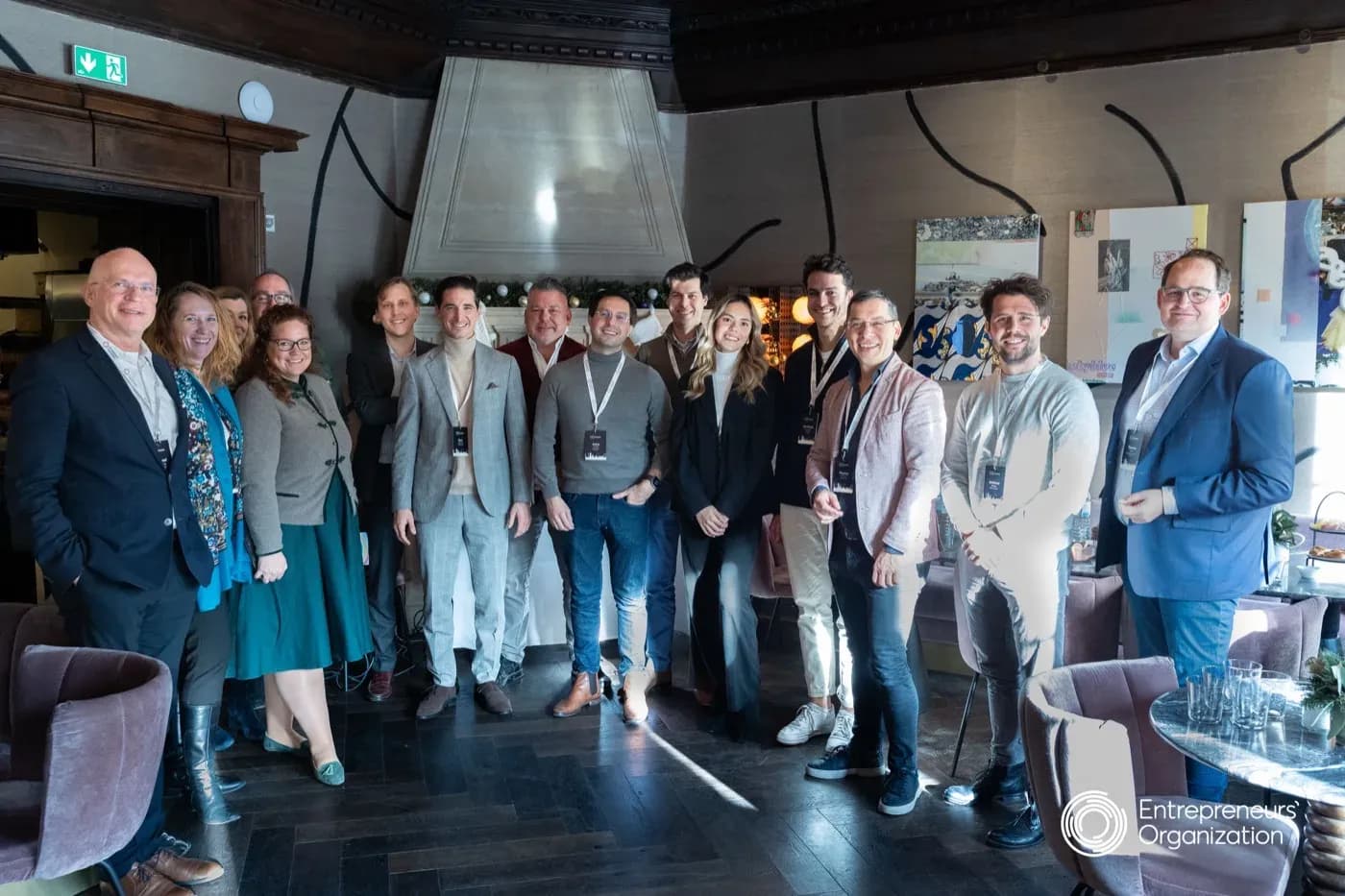 Andreas Kraus mit der Gruppe der Entrepreneurs’ Organization