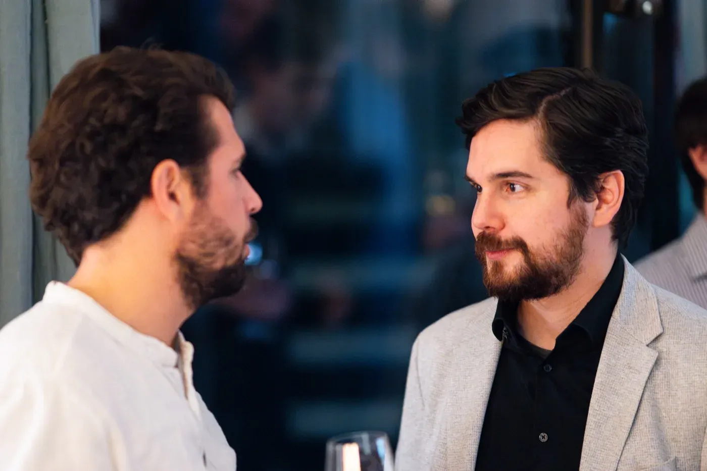 Andreas Kraus im Gespräch bei einem Event